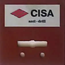 Купити або замовити Сейфова фурнітура та замки  Бронепластина Cisa "Anti-Drill" 
